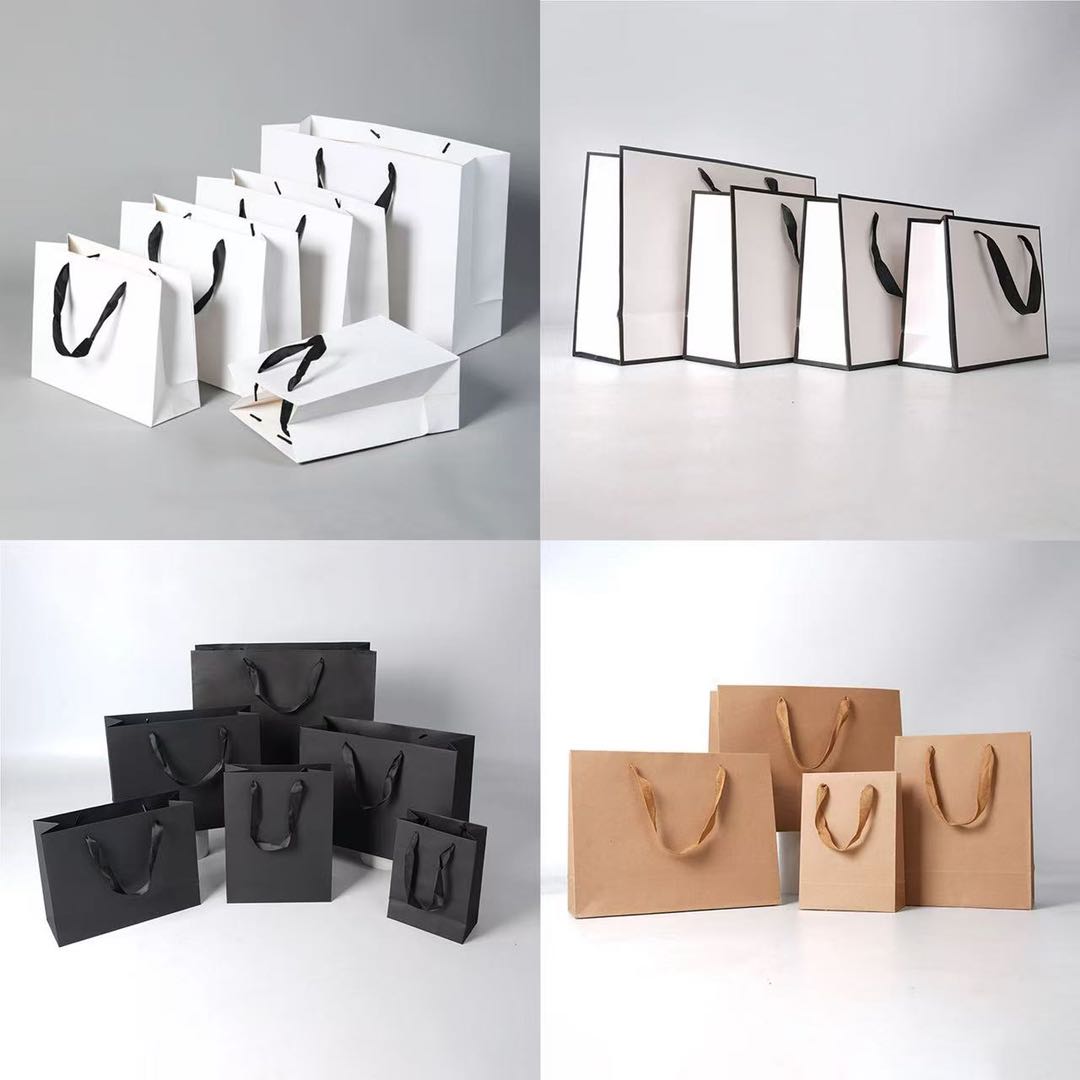 Customized Kraft Thick Bags 100pcs