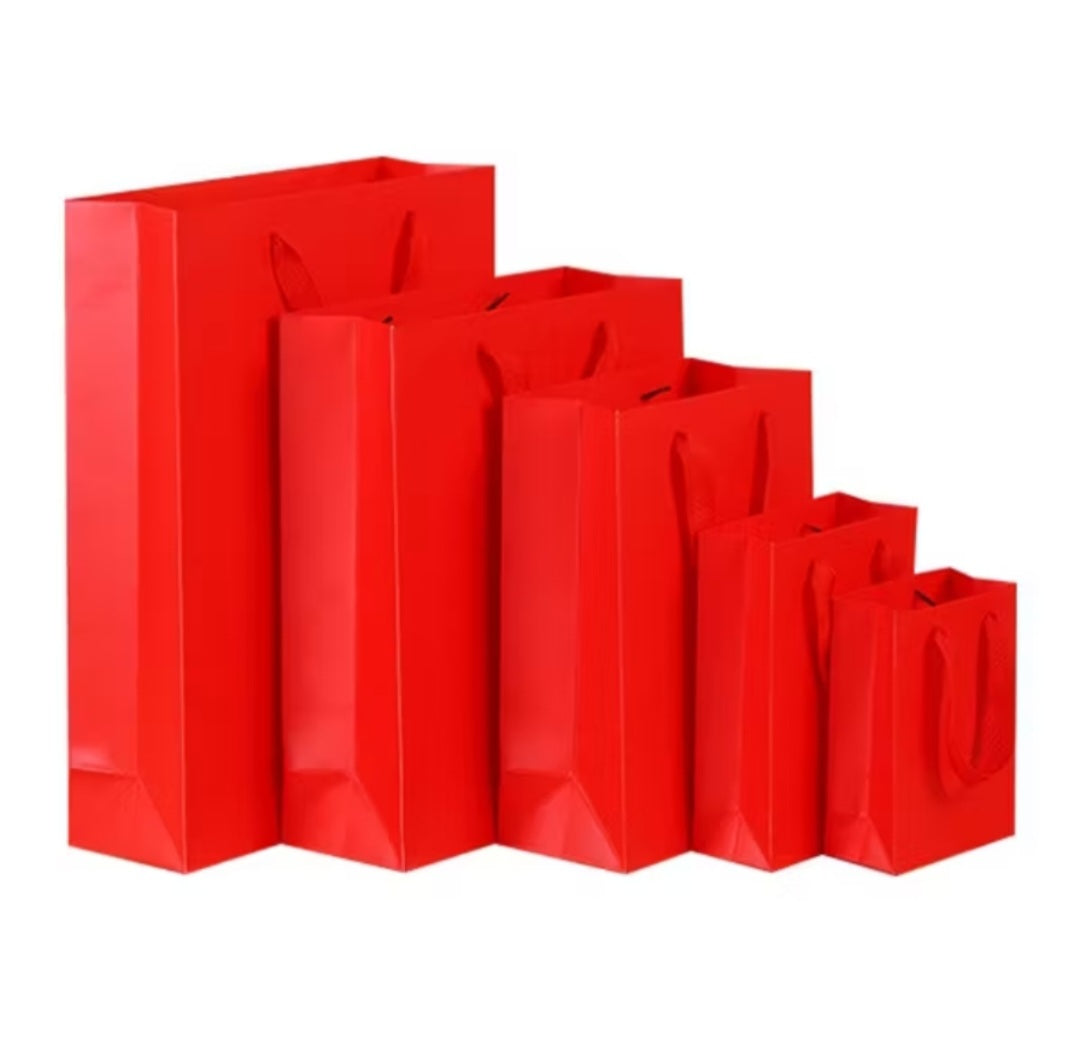 Customized Kraft Thick Bags 100pcs