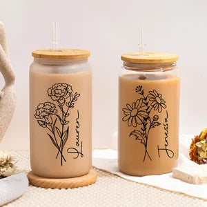 Personalized Soda Glass Cups